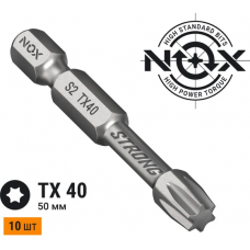 Бита torsion E6,3 Tx40-50, 10 шт бокс STRONG